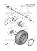 REAR WHEEL for Yamaha WOLVERINE 2025