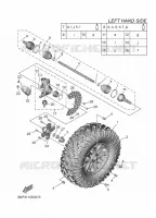 FRONT WHEEL for Yamaha WOLVERINE 2025