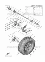 REAR WHEEL for Yamaha WOLVERINE 2025