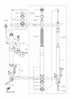 FRONT FORK for Yamaha FJR 2025