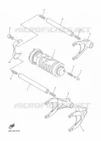 GEAR SHIFT SELECTOR DRUM / FORKS for Yamaha FJR 2025