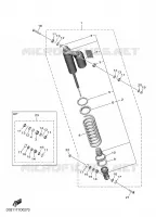 REAR SHOCK ABSORBER for Yamaha YZF 2025
