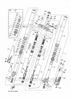 FRONT FORK for Yamaha YZ 2025