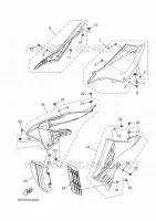 SIDE COVER for Yamaha YZ 2025