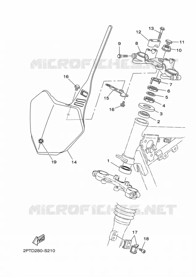 STEERING Yamaha MOTO 125 2025 TTR  TT-R125LWE