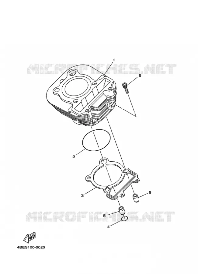 CYLINDER Yamaha MOTO 230 2025 TTR  TT-R230