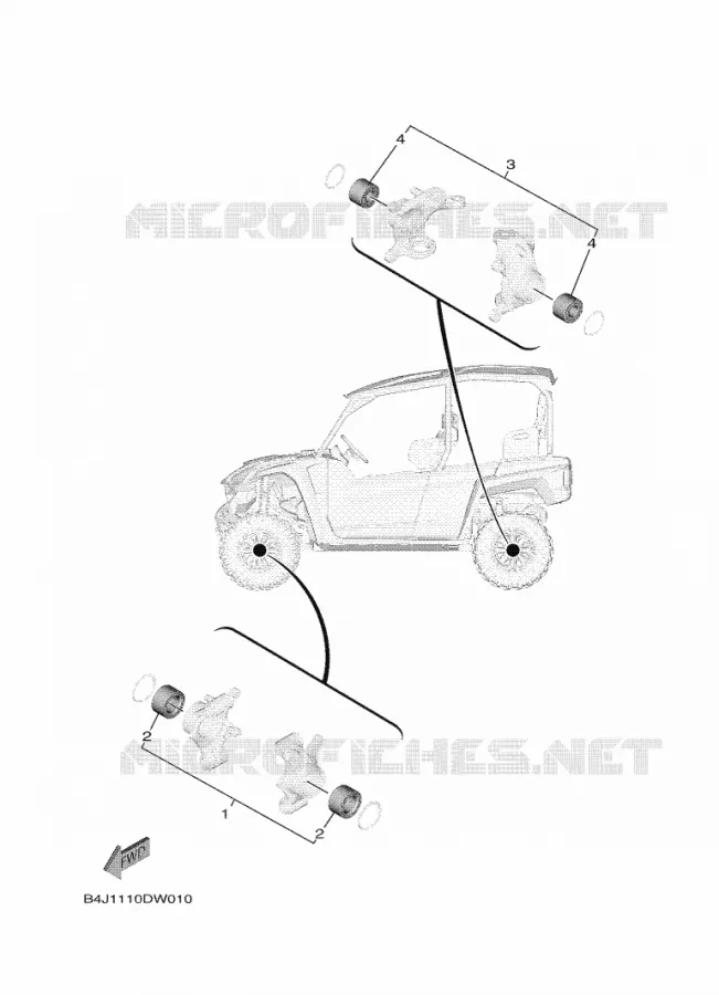 MAINTENANCE PARTS KIT Yamaha SIDE BY SIDE 1000 2025 WOLVERINE  YXF1000EW