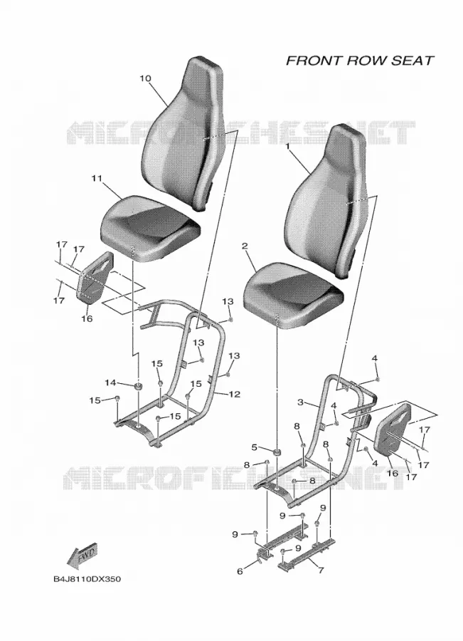 SEAT Yamaha SIDE BY SIDE 1000 2025 WOLVERINE  YXF1000EW