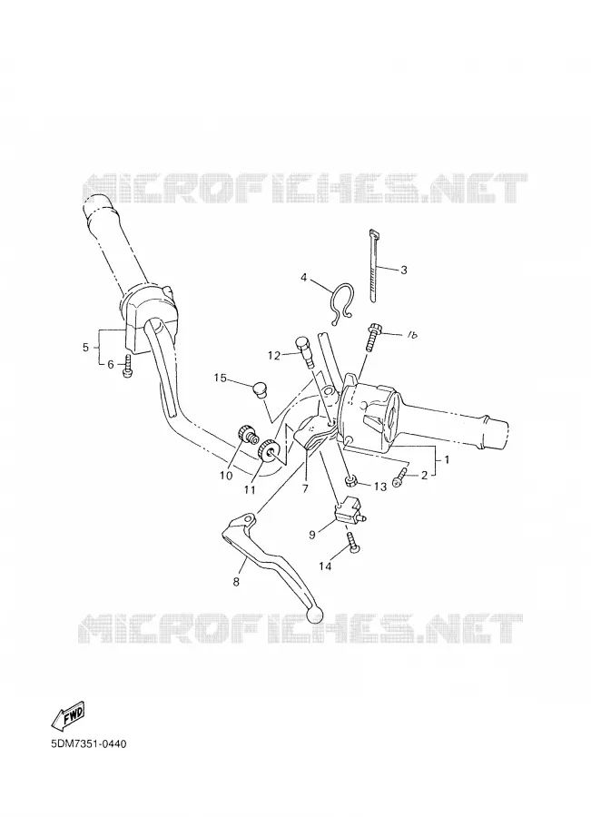 SWITCH / LEVER Yamaha MOTO 600 2001 FAZER  FZS600