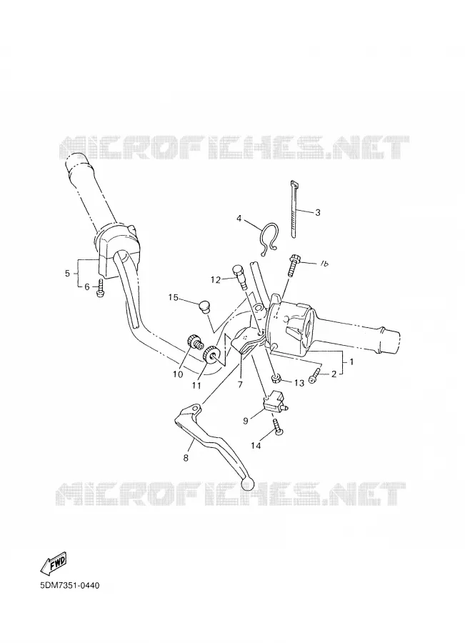 SWITCH / LEVER Yamaha MOTO 600 2001 FAZER  FZS600