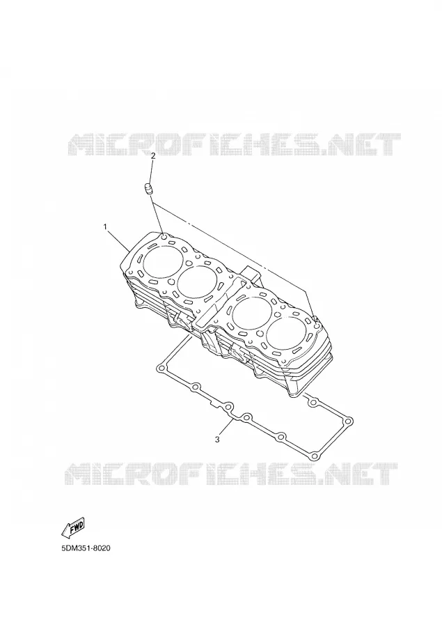 CYLINDER Yamaha MOTO 600 2002 FAZER  FZS600