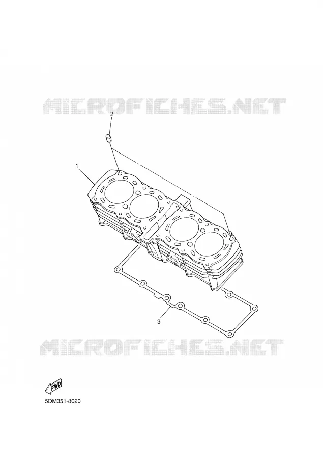 CYLINDER Yamaha MOTO 600 2003 FAZER  FZS600
