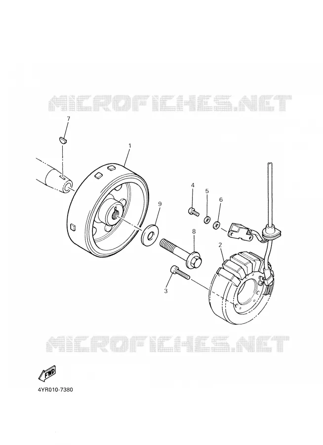 IGNITION Yamaha MOTO 600 2003 FAZER  FZS600