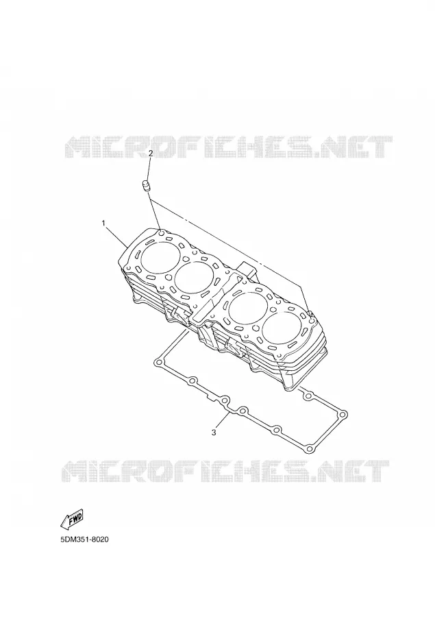 CYLINDER Yamaha MOTO 600 2003 FAZER  FZS600