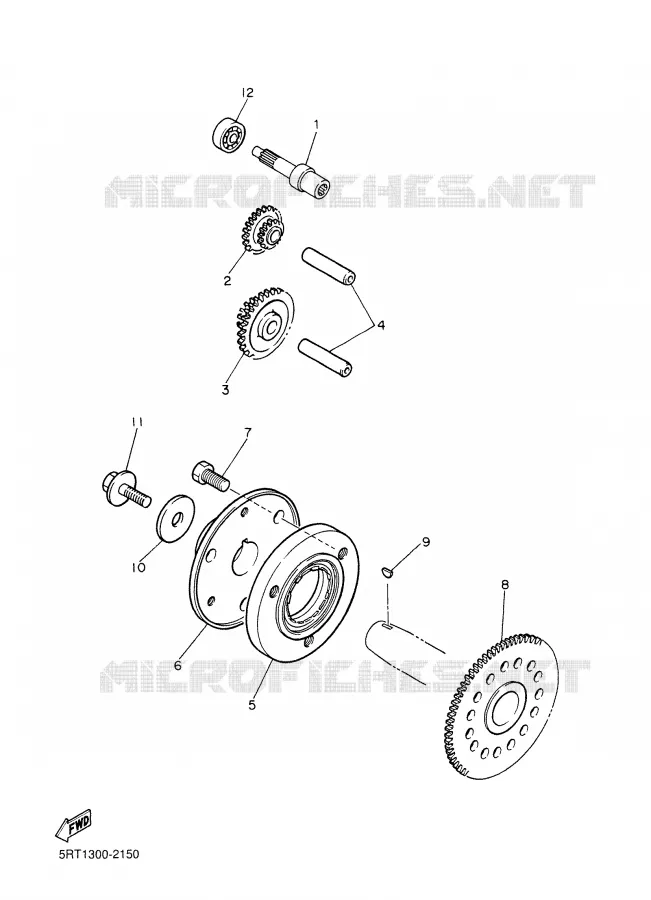 STARTER CLUTCH Yamaha MOTO 600 2003 FAZER  FZS600