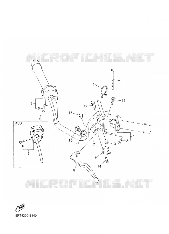 SWITCH / LEVER Yamaha MOTO 600 2003 FAZER  FZS600R