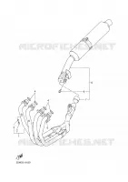 EXHAUST for Yamaha FAZER 2001