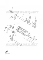 GEAR SHIFT SELECTOR DRUM / FORKS for Yamaha FAZER 2001
