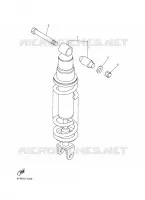 REAR SHOCK ABSORBER for Yamaha FAZER 2001