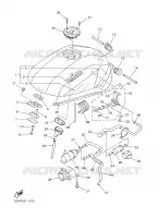 FUEL TANK for Yamaha FAZER 2001