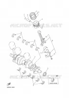 CRANKSHAFT / PISTON for Yamaha FAZER 2001