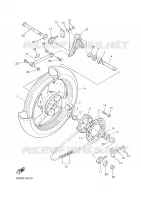 REAR WHEEL for Yamaha FAZER 2001