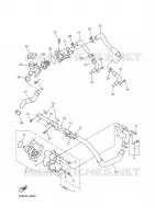 WATERPUMP / HOSES for Yamaha FAZER 2001