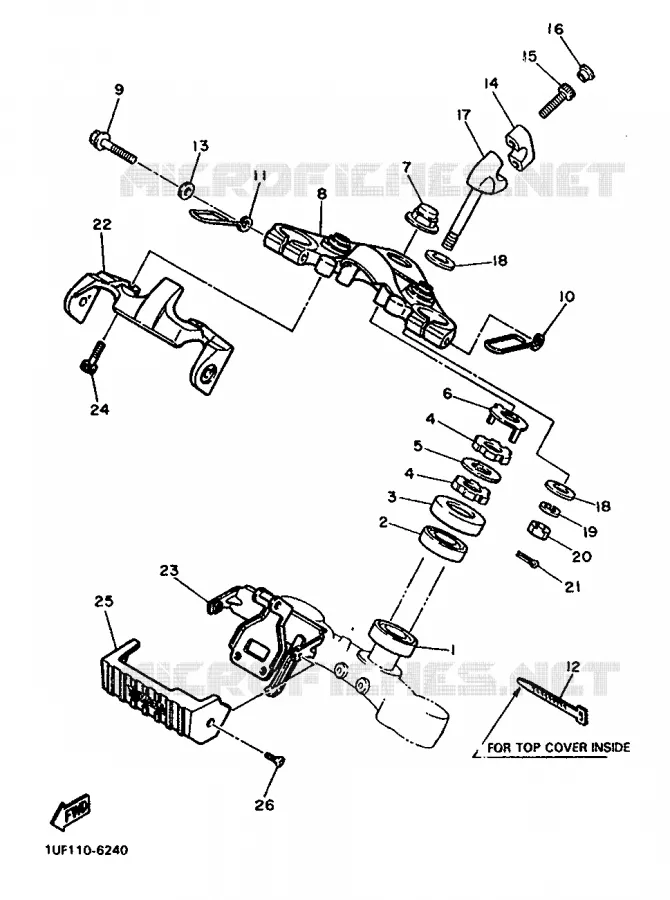STEERING Yamaha MOTO 750 1988 FZX  FZX750