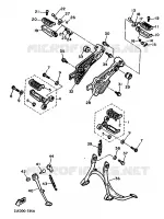 STAND / FOOTREST for Yamaha FZX 1991