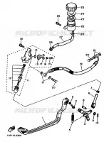 REAR BRAKE MASTER CYLINDER for Yamaha FZX 1991