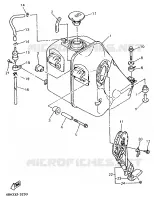 FUEL TANK for Yamaha GTS 1998