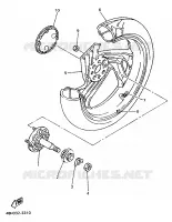 FRONT WHEEL for Yamaha GTS 1998