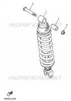 REAR SHOCK ABSORBER for Yamaha GTS ABS 1998