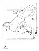 SEAT for Yamaha GTS ABS 1998