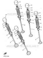VALVE for Yamaha GTS ABS 1998