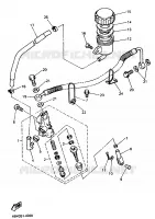 REAR BRAKE MASTER CYLINDER for Yamaha GTS ABS 1998