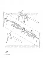 GEAR SHIFT SELECTOR DRUM / FORK for Yamaha MT01 2006
