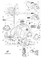 FUEL TANK for Yamaha MT03 2008