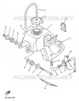 FUEL TANK for Yamaha PW 1997