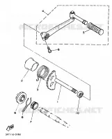 STARTER MOTOR for Yamaha PW 1997