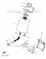 FUEL TANK for Yamaha PW 1997