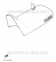 SEAT for Yamaha PW 1997