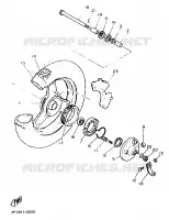FRONT WHEEL for Yamaha PW 1997