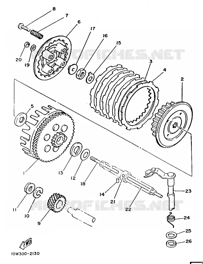 STARTER CLUTCH Yamaha MOTO 125 1986 RDLC  RD125LC