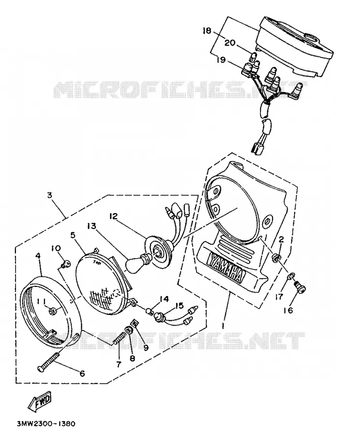 ALTERNATIVE ELECTRICAL  Yamaha MOTO 125 1989 SR  SR125