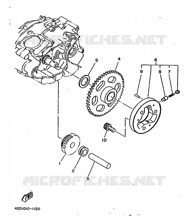 STARTER MOTOR Yamaha MOTO 125 1998 SR  SR125