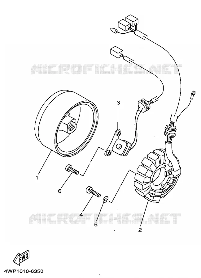 IGNITION Yamaha MOTO 125 1998 SR  SR125