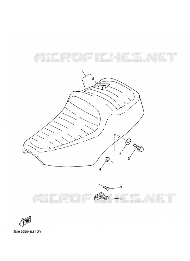 SEAT Yamaha MOTO 125 2000 SR  SR125
