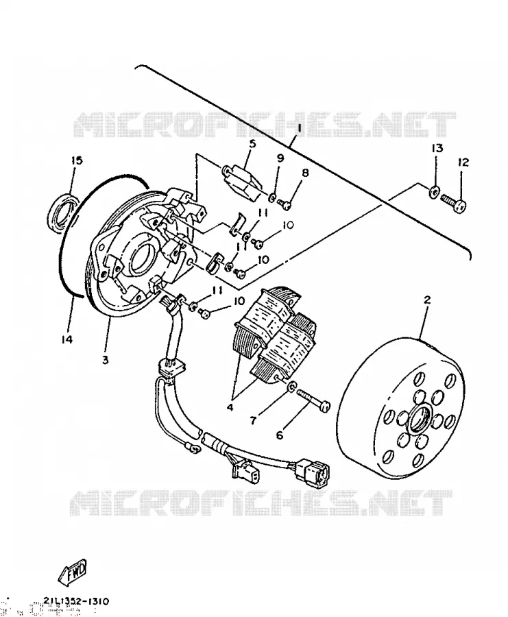 IGNITION Yamaha MOTO 250 1991 SR  SR250