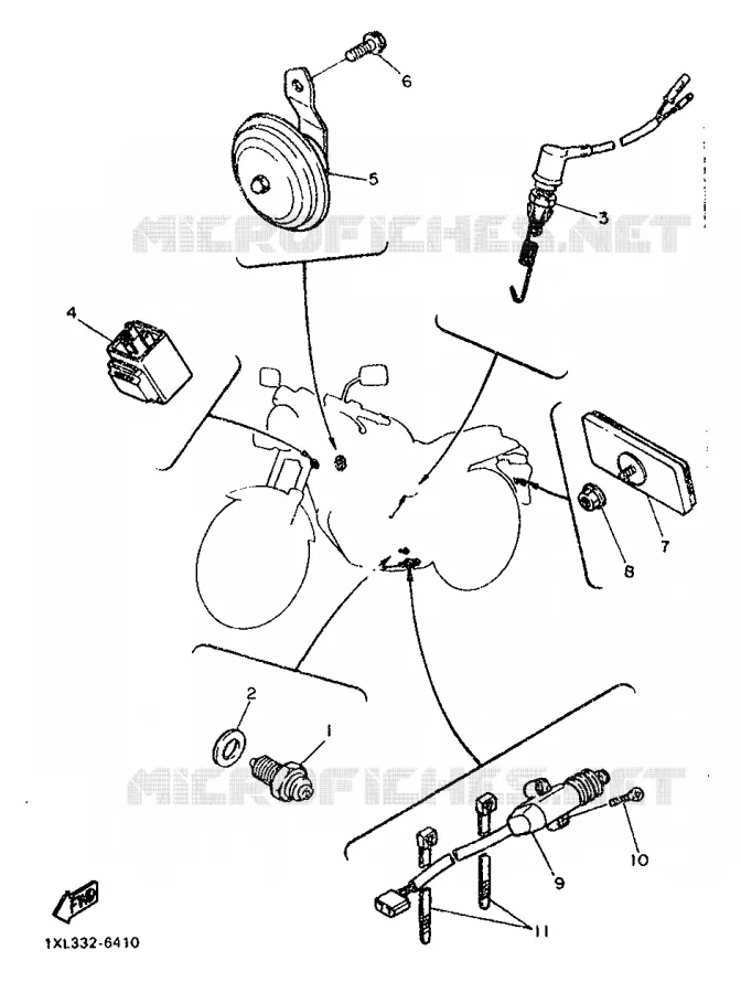 ELECTRICAL 2 Yamaha MOTO 600 1987 SRX  SRX600